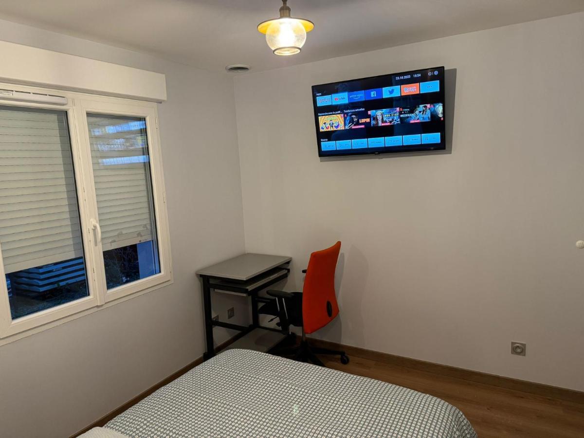 Chambre Privee/Climatisee+Tv /Petit Dejeuner Inclu/Tout Confort 讷韦尔 外观 照片
